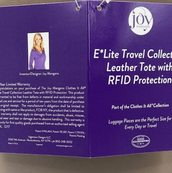 Joy Mangano Leather Bag - Picture 17 of 17